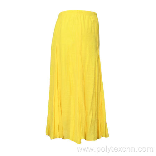 High Waist Two layer Women Summer Pleated Skirts